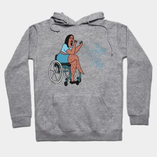 Sitting Pretty in Blue 4 Hoodie